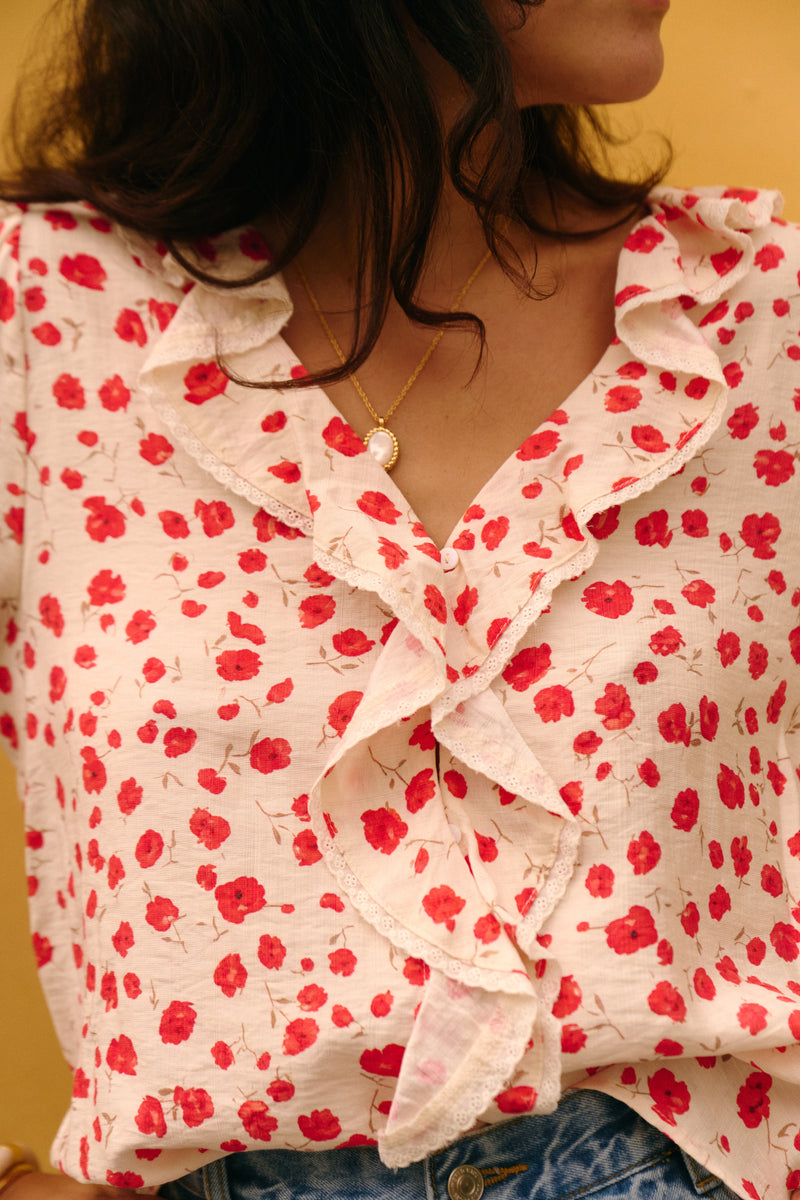 BLOUSE LILA