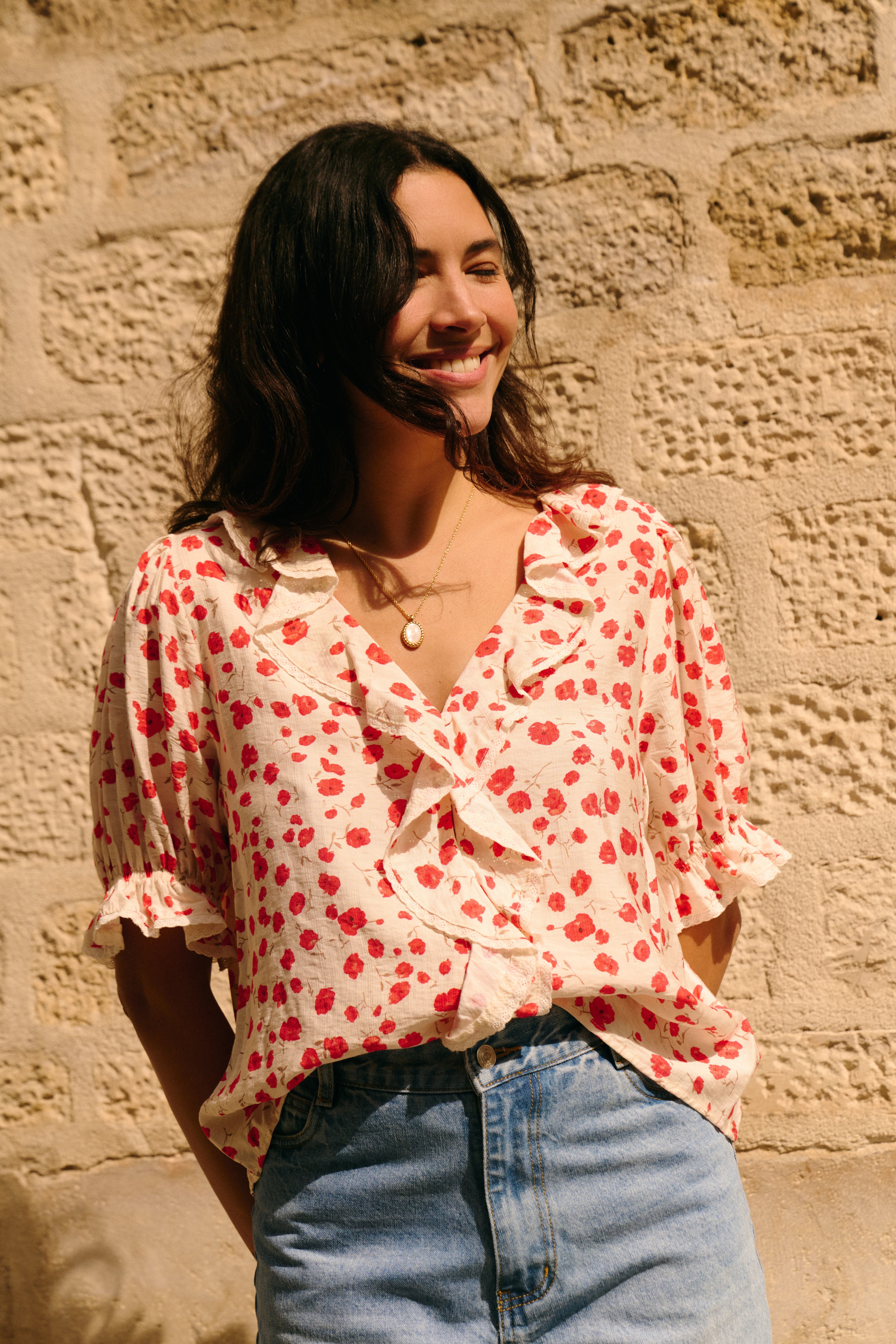 BLOUSE LILA