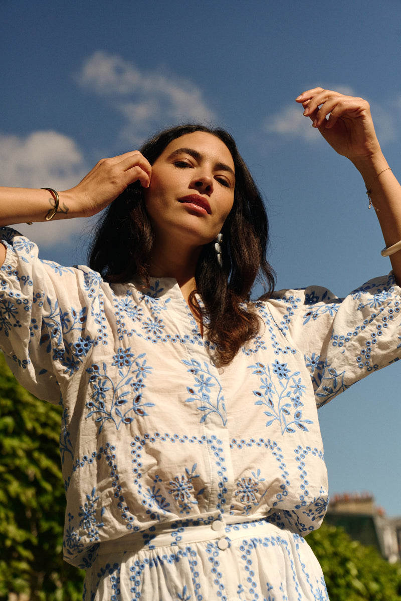 BLOUSE FLORA